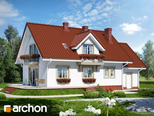 Проект дома Дом в вербене 7 - 2 С мансардным этажом дома в Киеве