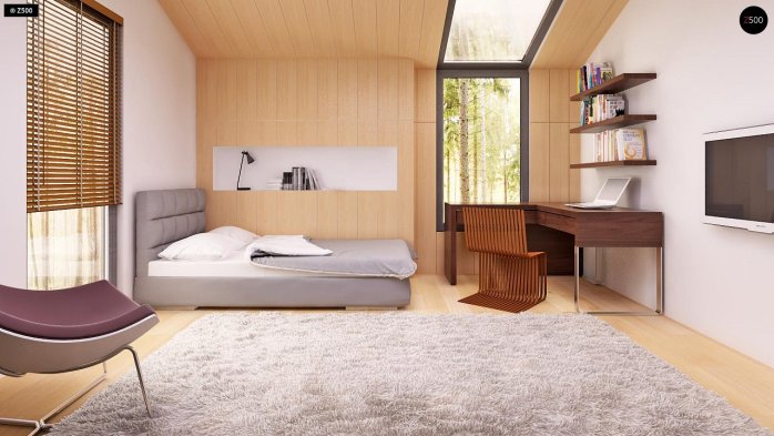 Проект дома Ux40 - 8 С мансардным этажом дома в Киеве