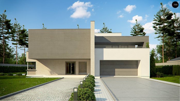 Проект дома Ux127 - 18 Двухэтажные дома в Киеве