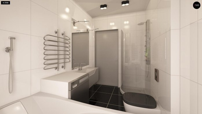 Проект дома U241 GP HB - 17 Одноэтажные дома в Киеве