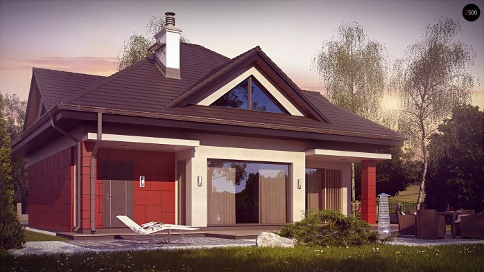 Проект дома U278 - 3 С мансардным этажом дома в Киеве