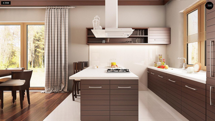 Проект дома U199 - 9 Одноэтажные дома в Киеве