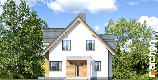 Проект дома Дом в медуницах (Н) - 3 С мансардным этажом дома в Киеве