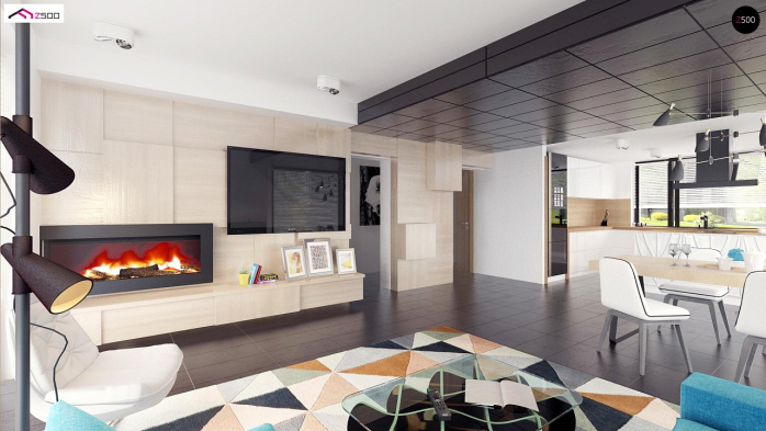 Проект дома U306 - 9 С мансардным этажом дома в Киеве