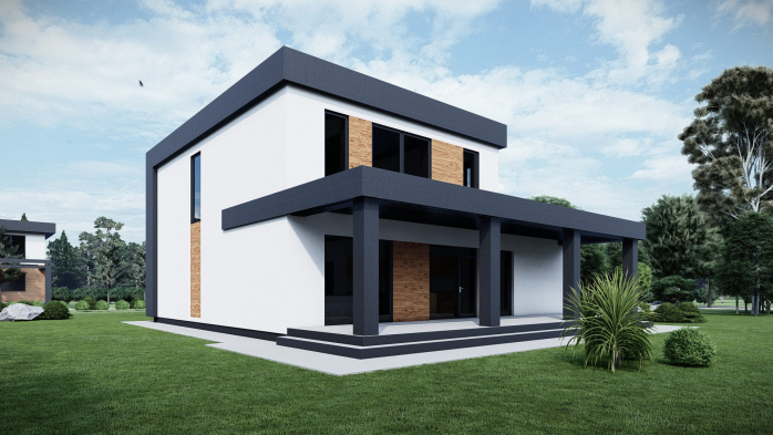 Проєкт будинку DBT 576 - Двоповерхові дома у Києві