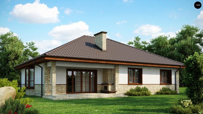 Проект дома U10 S - 1 Одноэтажные дома в Киеве