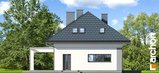 Проект дома Дом в арахисах - 4 С мансардным этажом дома в Киеве