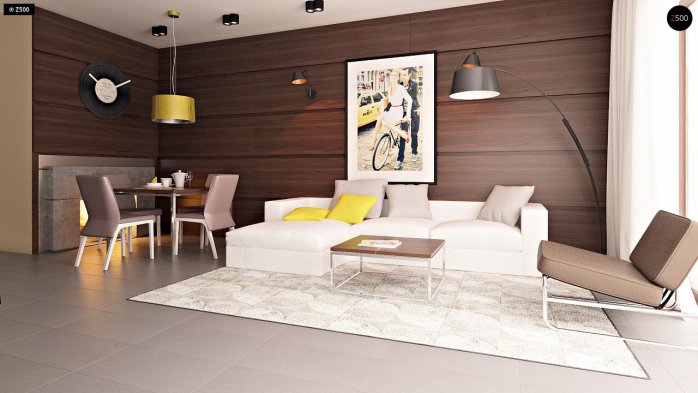 Проект дома Ub7 - 4 С мансардным этажом дома в Киеве