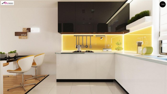 Проєкт будинку U98 WP GP2 - Одноповерхові дома у Києві