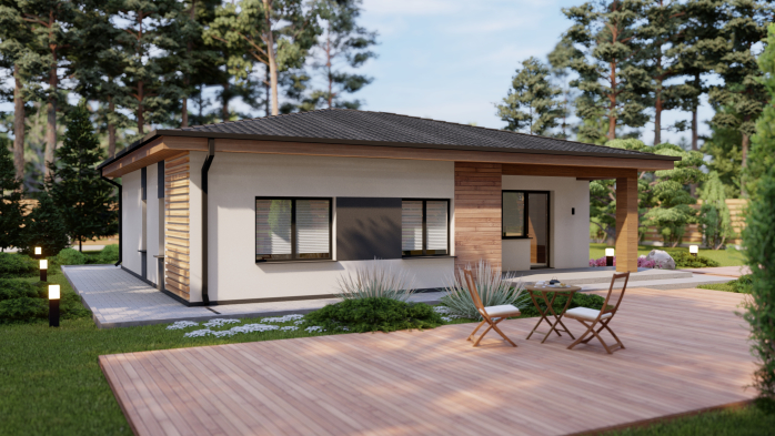 Проєкт будинку Db 17 - Одноповерхові дома у Києві