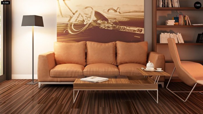 Проект дома U99 - 4 С мансардным этажом дома в Киеве