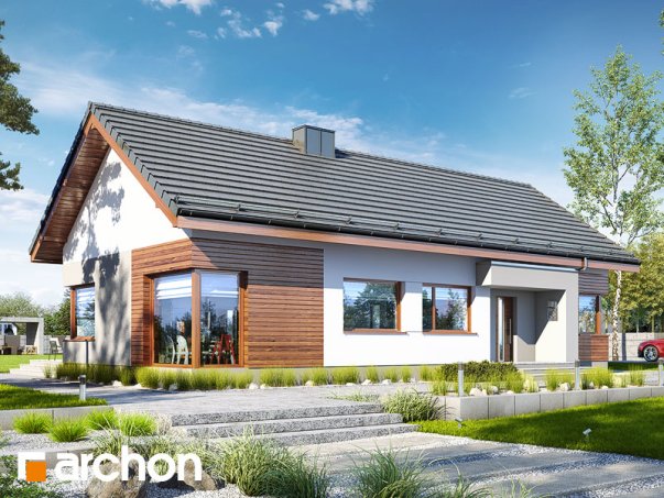 Проект дома Дом в галах 4 - 1 Одноэтажные дома в Киеве