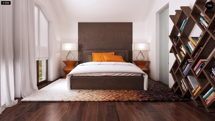 Проект дома Ux50 - 10 С мансардным этажом дома в Киеве