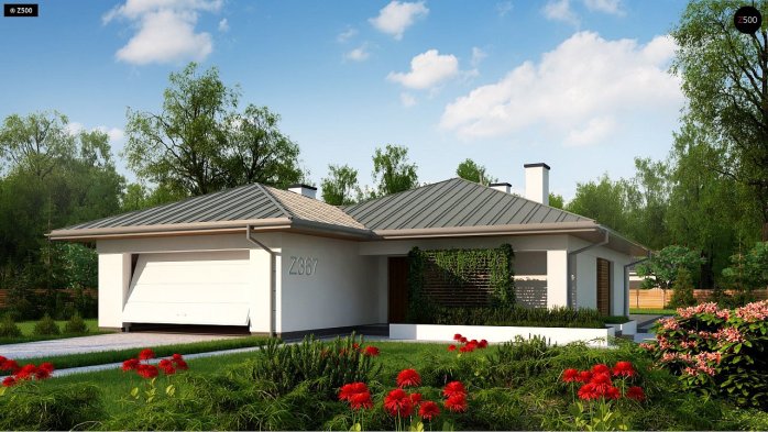 Проект дома U367 - 1 Одноэтажные дома в Киеве