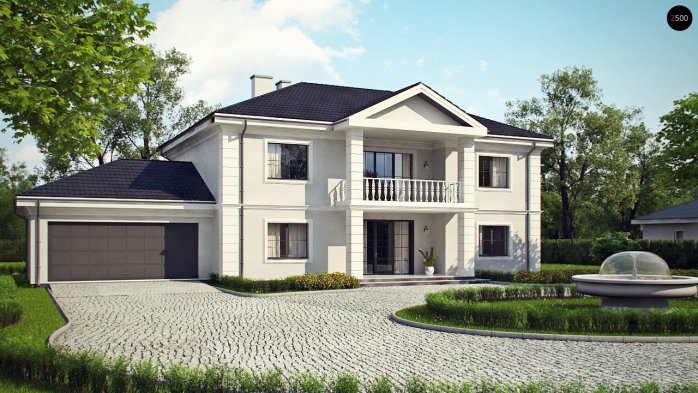 Проект дома Ux113 - 1 Двухэтажные дома в Киеве