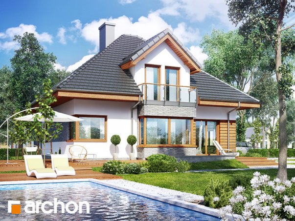 Проект дома Дом в рукколе 2 (Г2H) - 2 С мансардным этажом дома в Киеве