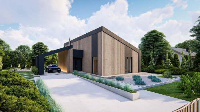 Проект дома U485 - 5 Одноэтажные дома в Киеве