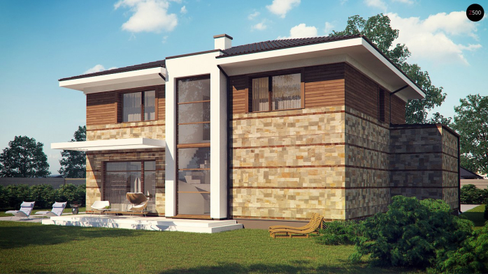 Проект дома Ux62 - 5 Двухэтажные дома в Киеве