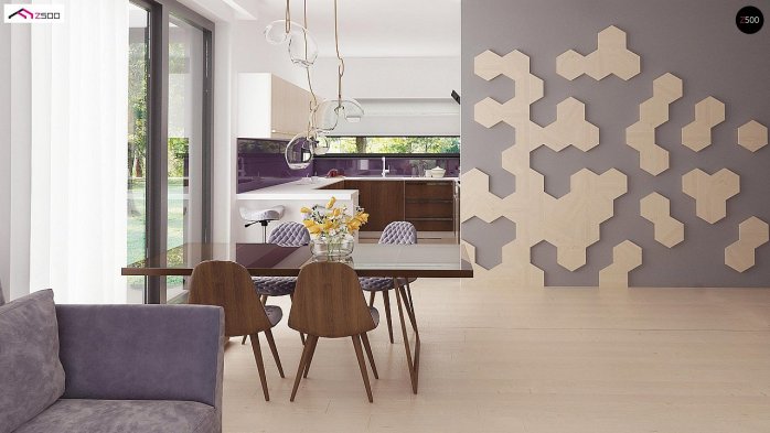 Проект дома Ux138 - 9 Одноэтажные дома в Киеве