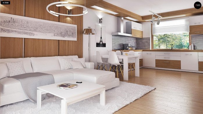 Проект дома U72 - 5 Одноэтажные дома в Киеве