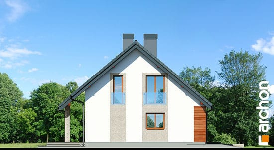 Проект дома Дом в яблонках 9  - 5 С мансардным этажом дома в Киеве