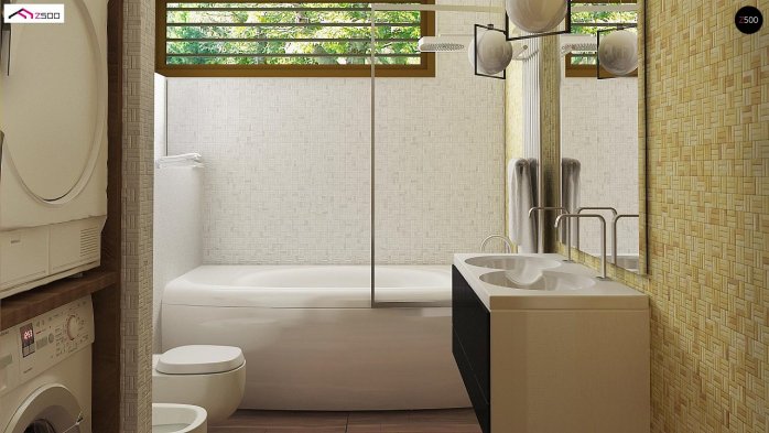 Проект дома U140 v1 - 10 Одноэтажные дома в Киеве