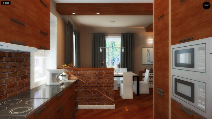 Проєкт будинку U3 - З мансардним поверхом дома у Києві