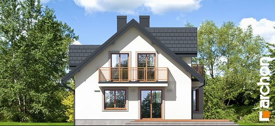 Проект дома Дом в рододендронах 5 (В) вер.2 - 6 С мансардным этажом дома в Киеве