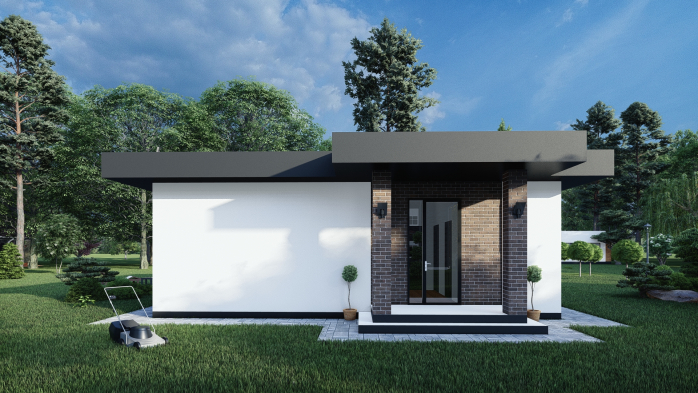 Проект дома DBT 381 - 6 Одноэтажные дома в Киеве