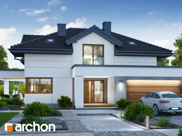 Проект дома Вилла Миранда 9 (Г2) - 2 С мансардным этажом дома в Киеве