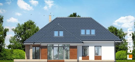 Проект дома Дом в хеномелесе 3  вер.2 - 6 С мансардным этажом дома в Киеве
