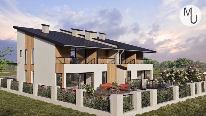 Проект дома DBMU Веспрем - 5 Двухэтажные дома в Киеве