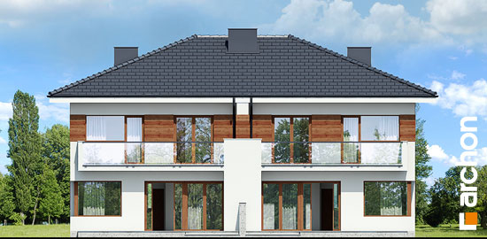 Проект дома Вилла Юлия вер.3 - 6 Двухэтажные дома в Киеве