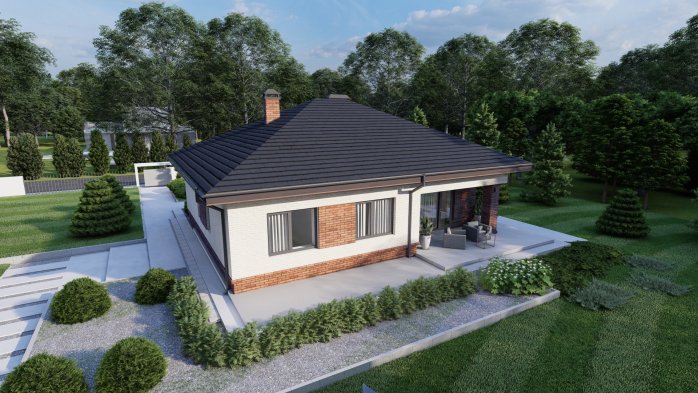 Проект дома U273 k - 5 Одноэтажные дома в Киеве