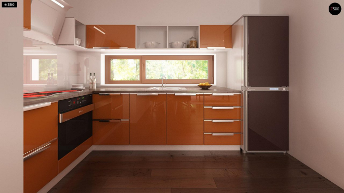 Проект дома U222 - 7 С мансардным этажом дома в Киеве