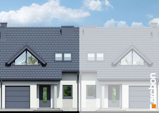 Проект дома Дом в клематисах вер.3 - 3 С мансардным этажом дома в Киеве