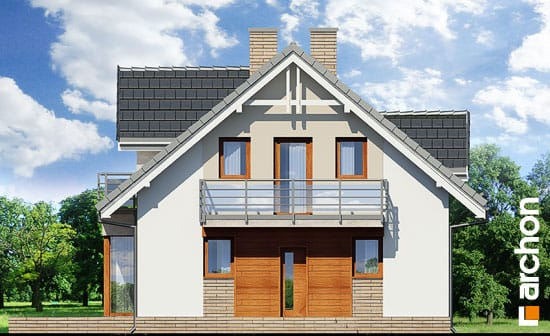 Проект дома Дом в рододендронах 5 (ВH) - 3 С мансардным этажом дома в Киеве