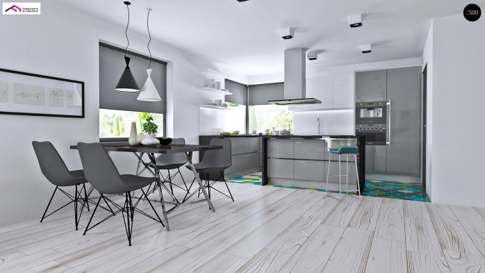 Проект дома U195 GF2 HB - 6 Одноэтажные дома в Киеве