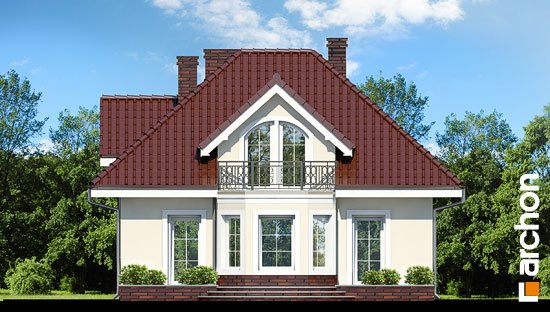 Проект дома Дом под белой акацией вер.2 - 6 С мансардным этажом дома в Киеве