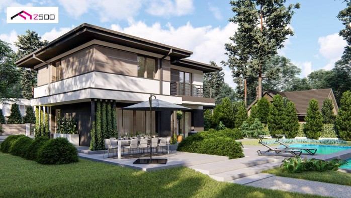 Проект дома U426 - 3 Двухэтажные дома в Киеве