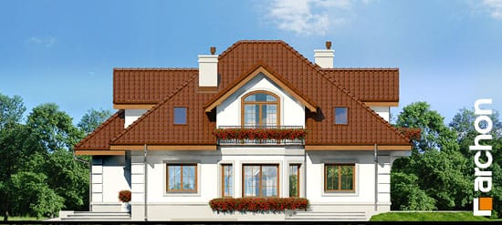 Проект дома Дом в бергамотах (Г2П) вер.2 - 4 С мансардным этажом дома в Киеве