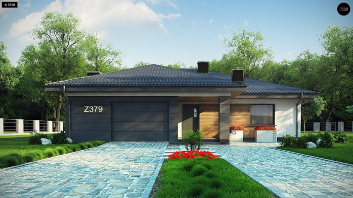 Проект дома U379 - 6 Одноэтажные дома в Киеве