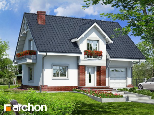 Проект дома Дом в люцерне вер.3 - 1 С мансардным этажом дома в Киеве