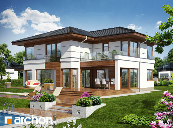 Проект дома Вилла Вероника 3 вер. 2