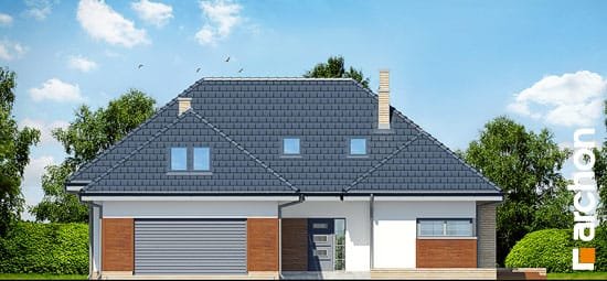 Проект дома Дом в хеномелесе 3  вер.2 - 3 С мансардным этажом дома в Киеве