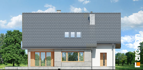 Проект дома Дом в аурорах 5 - 6 С мансардным этажом дома в Киеве