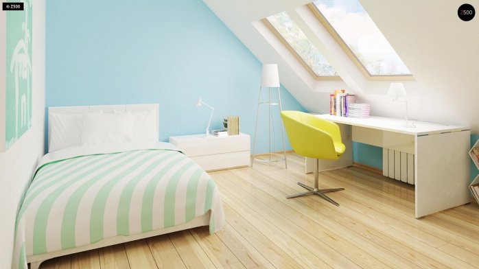 Проект дома U40 - 10 С мансардным этажом дома в Киеве