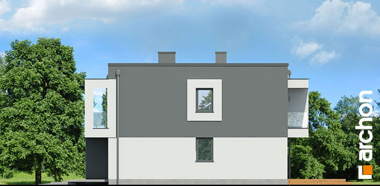 Проект дома Дом в клематисах 24 - 4 Двухэтажные дома в Киеве