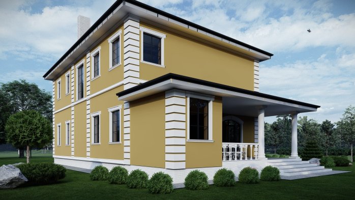 Проєкт будинку DBT 568 - Двоповерхові дома у Києві