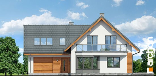 Проект дома Дом на поляне 2 вер.2 - 3 С мансардным этажом дома в Киеве